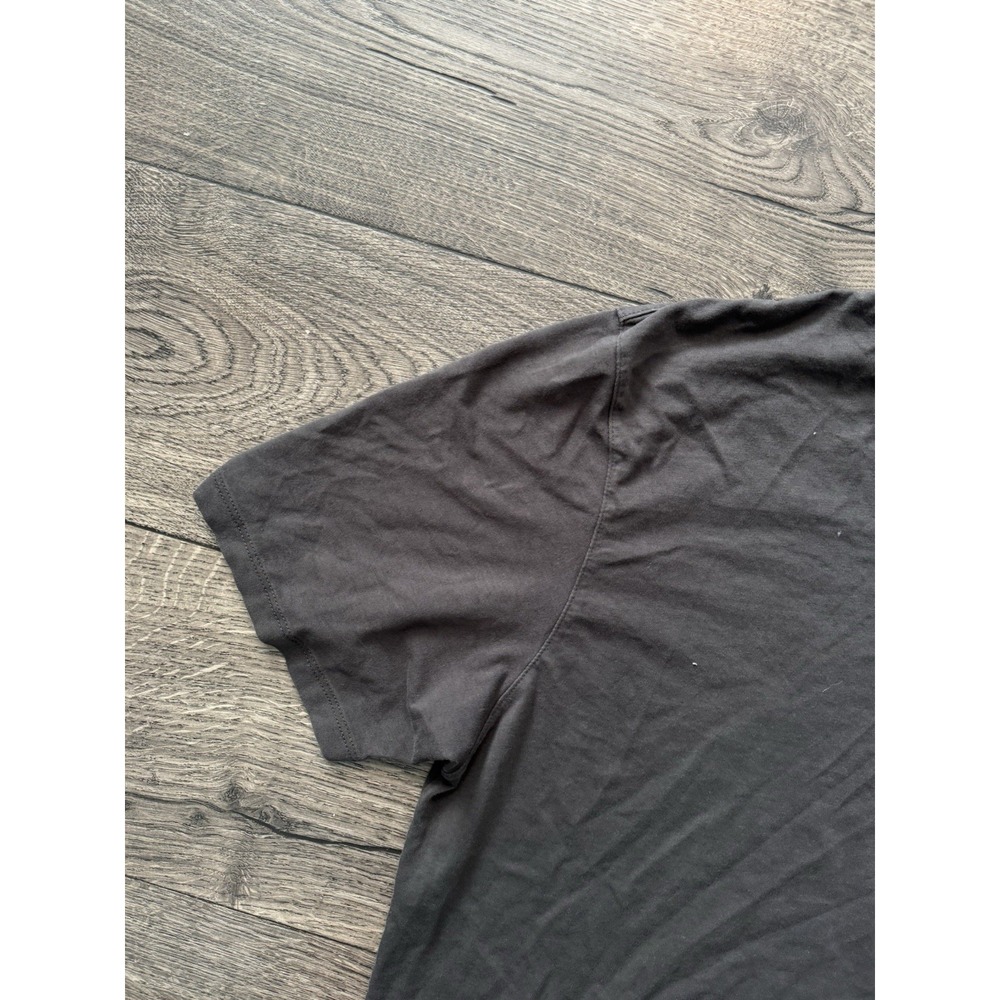 Patrick Assaraf Shirt Mens XXL Gray Pima Cotton V‎ Neck Short Sleeve - Picture 3 of 11